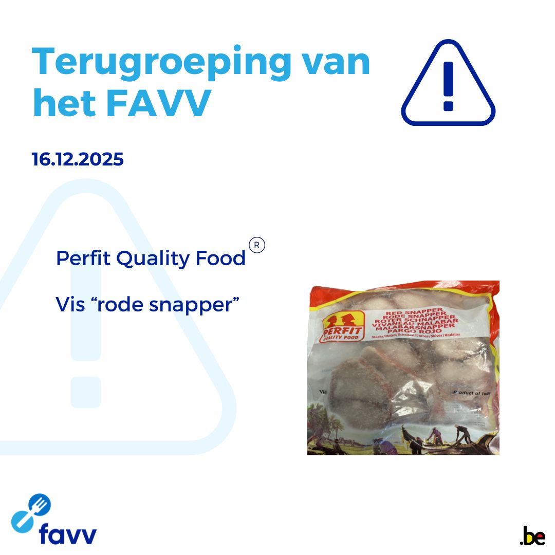 Belga Share - Terugroeping van het FAVV: Vis “rode snapper” van het ...